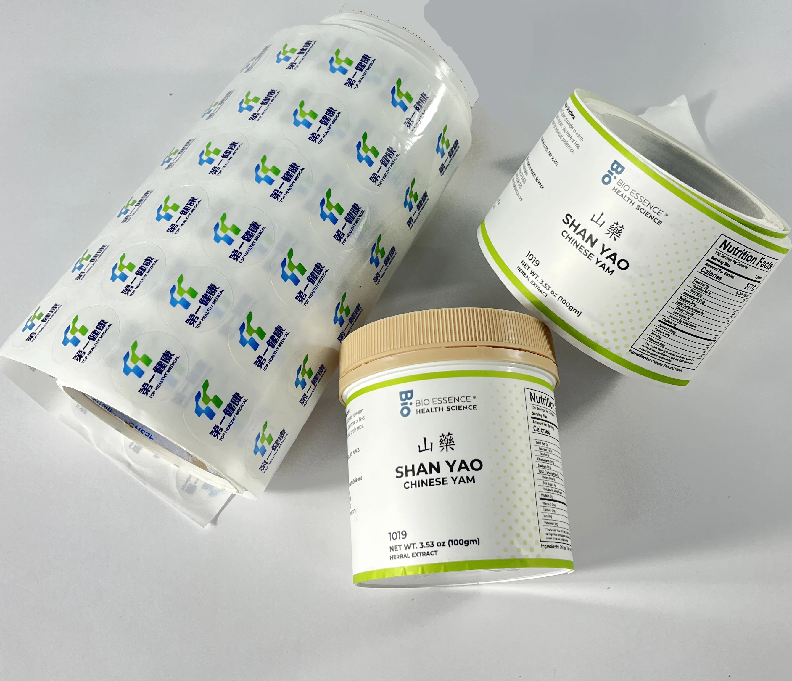 Customized Size 3Ml Bottle Or Jar For Medicine With Label Medical Bottle Tablets Pills Labeler Pharmaceutical Vial Labels