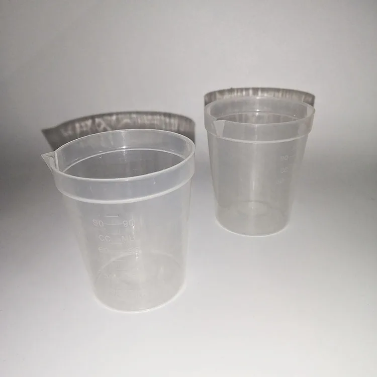 Прямая продажа с фабрики, маленький прозрачный пластиковый стакан 90 мл со шкалой, бытовой Дозирующий стакан, мерный цилиндр для пестицидов