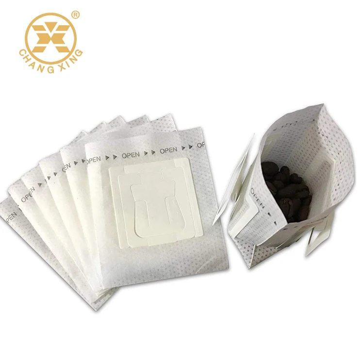 Changxing Pack Eco Friendly Small Drip Coffee Bags Empty Cafe Drip Bag Filter Hanging Ear Brew Coffee bag