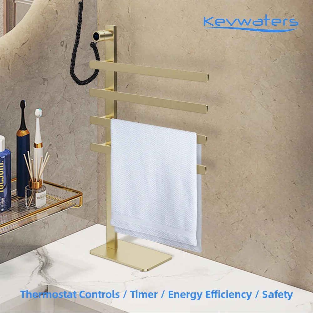 High Quality Stainless Steel Heated Towel Rack Modern Freestanding Spa Warmer for Sterilize