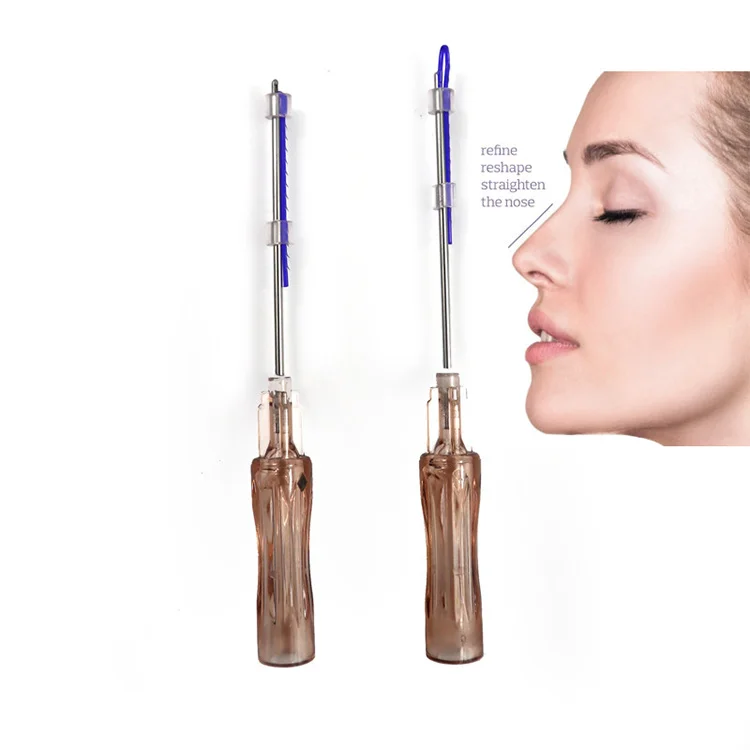 Half Blunt Cannula Pcl Pdo Cog Nose Thread 19g  38mm  Lifting Reshaping Suture Tensor