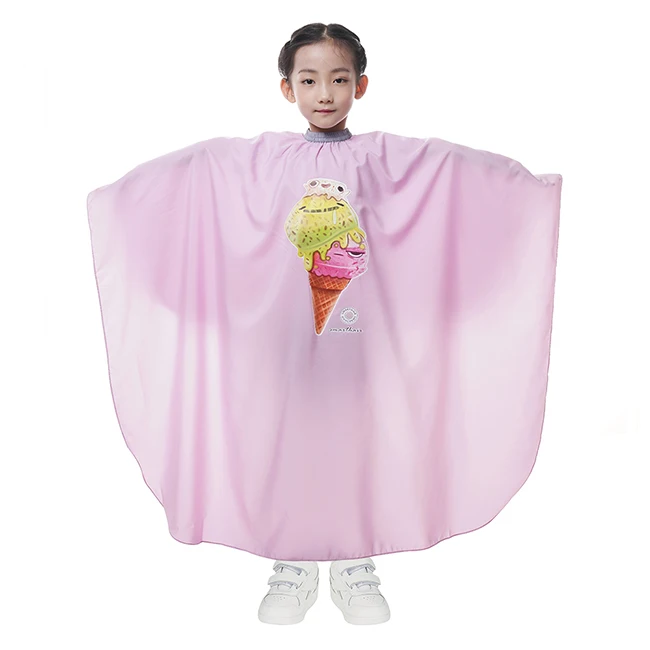 Kids funny barber cape phone stretch hook closure barber cape premium sports barber cape