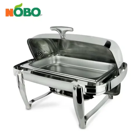 Roll Top Good Quality Wedding Party Buffet Stainless Steel Chafing Dish Food Warmer