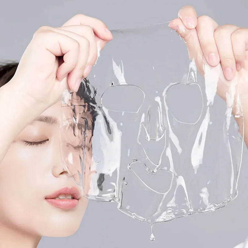 Crystal Seaweed Wholesale Korean Private Label Face Organic Collagen Brightening Cosmetic Sheet Whiten Firming Facial Mask
