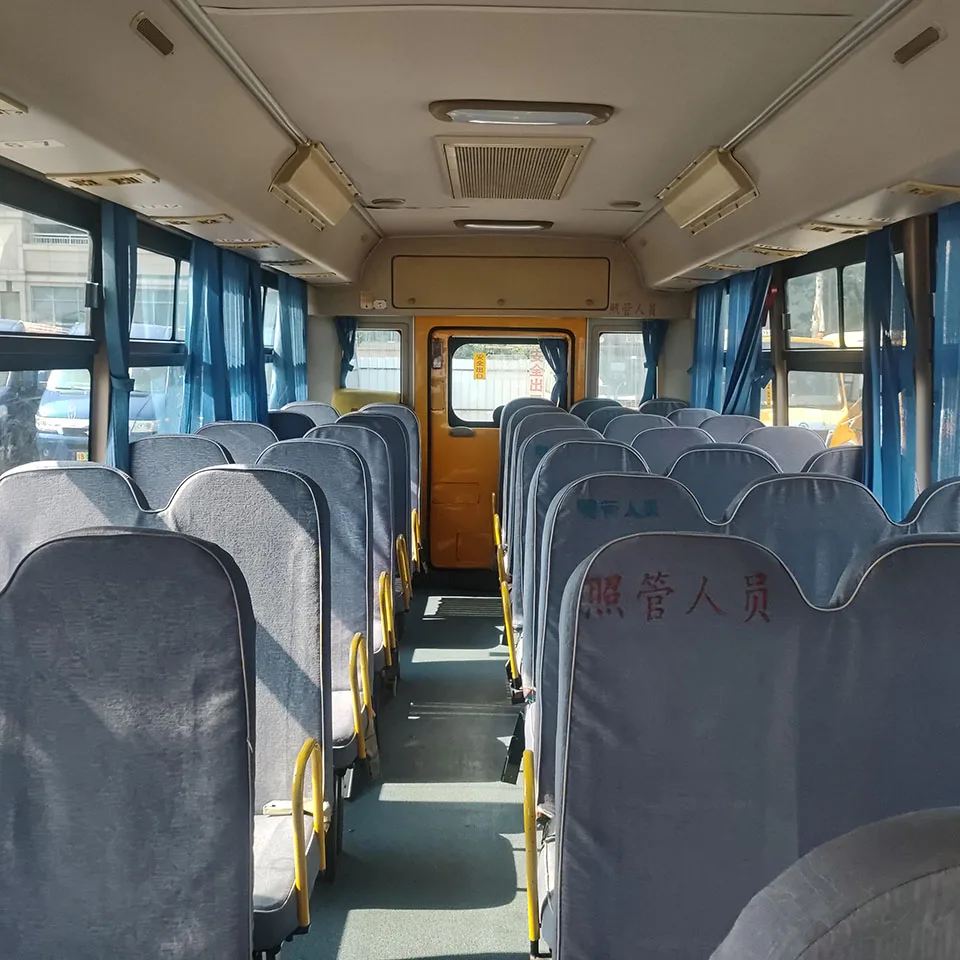 Sun Long 36 Seats LHD Diesel Bus Yellow Student Used School Bus