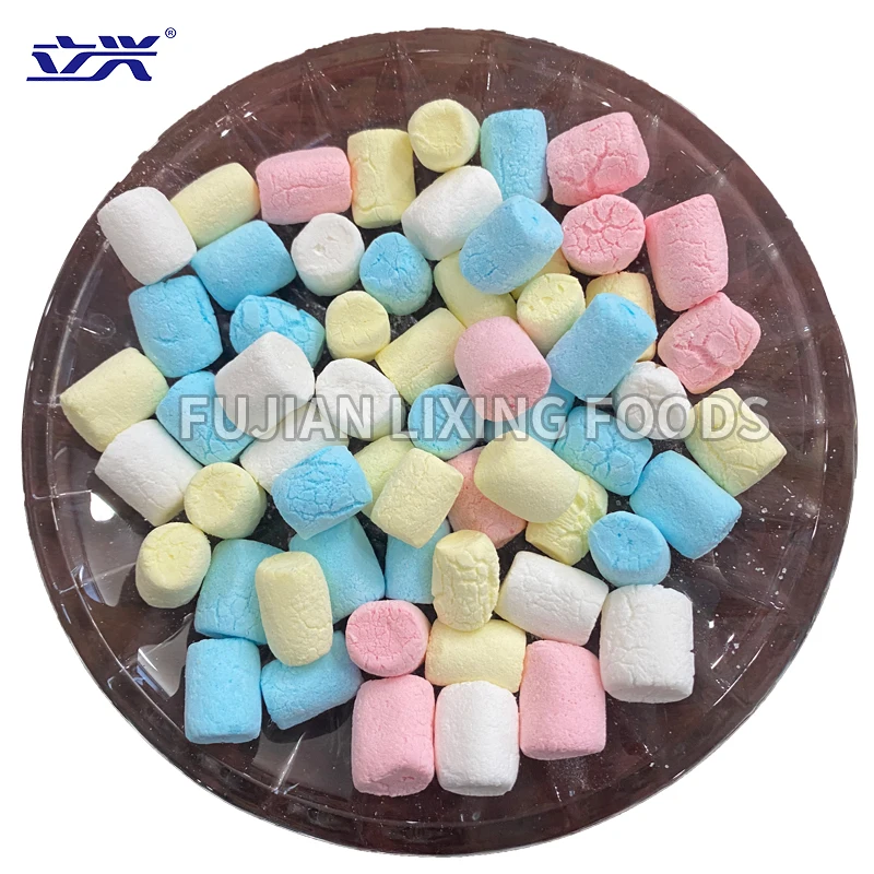 2024 Hot sale Wholesale OEM Freeze Dried marshmallow Gummy Candy Freeze dried Skittle candy