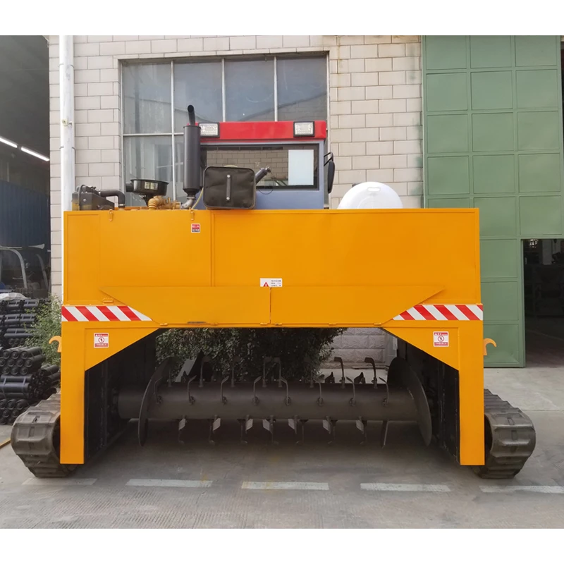 China Top One Industrial Animal Chicken Manure Cow Dunk Farm Waste Composting Machine