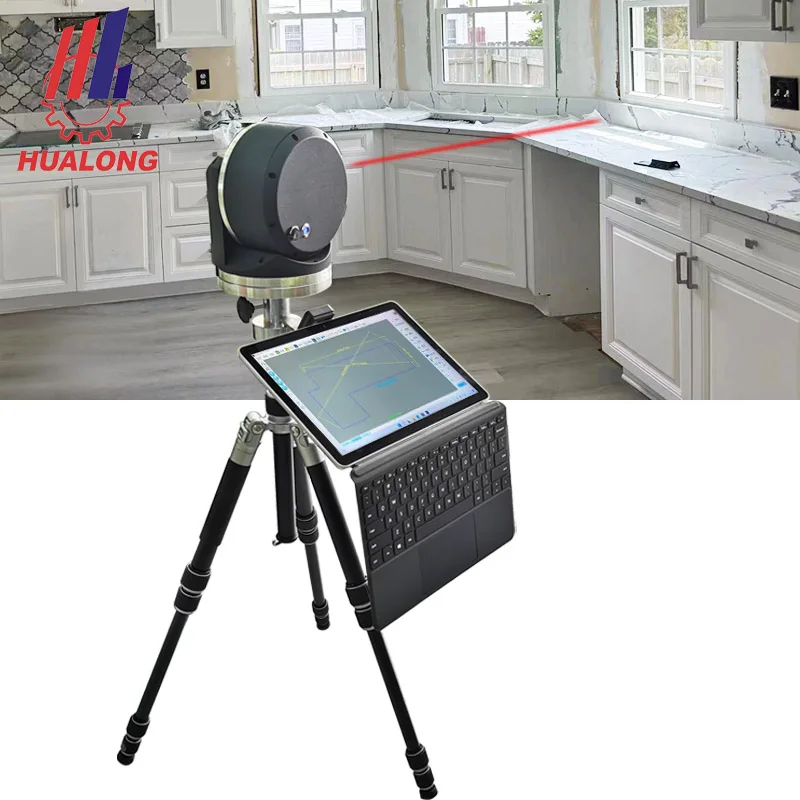 HUALONG stone machinery HLMK-120 Digital counter top Templating and Measuring tool System 2d3d Laser Templator for countertop