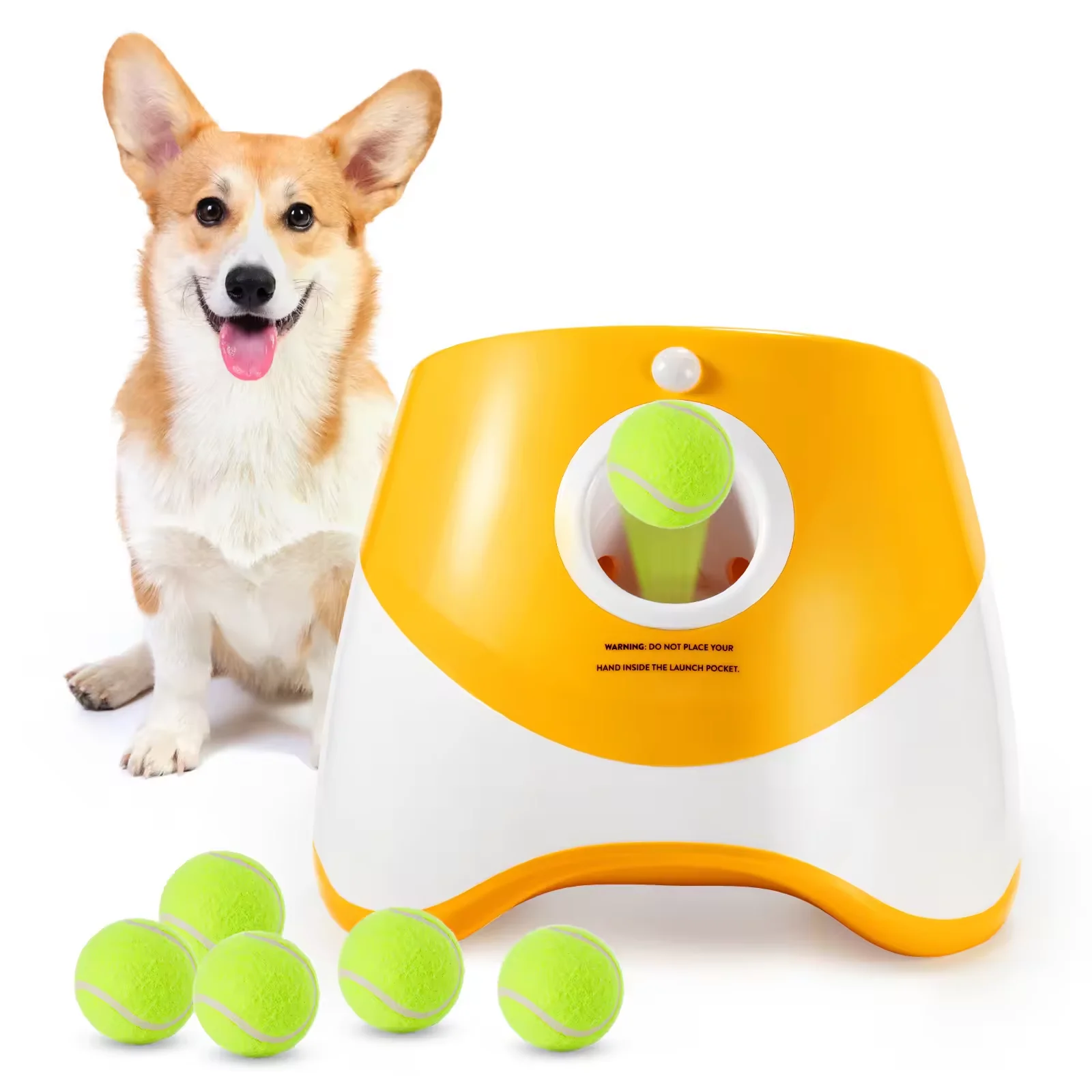 Automatic Outdoor Pet Electric Interactive Throwing Training Dog Take Toys Tennis Ball Automatic Dog Ball Launcher
