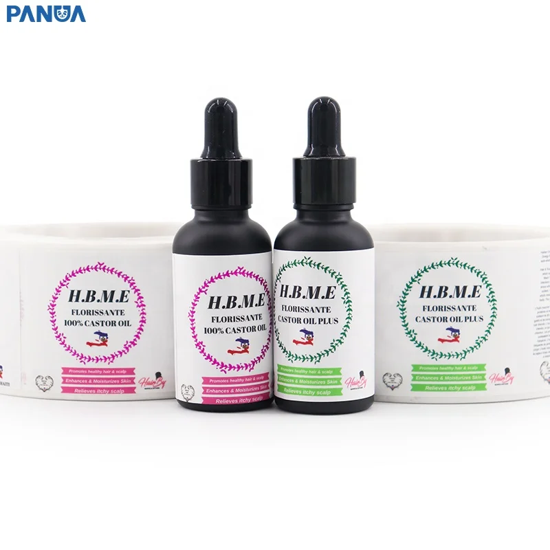 Custom Printing Private Pill Bottle Logo Vitamin Bottle With Labels High Quality Medical Plastic Bottle Label Stickers Roll