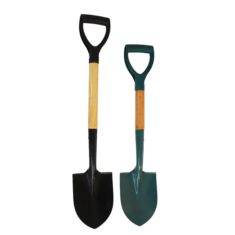 Factory Direct Sales High Quality Metal Gardening Hand Tools Steel Spade Shovel