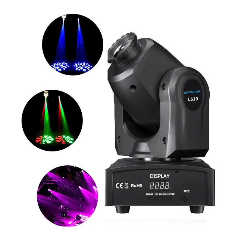 Big Dipper LS10 led 10 watts beam moving head light spot stage lighting for disco party club bar dj show stage lighting