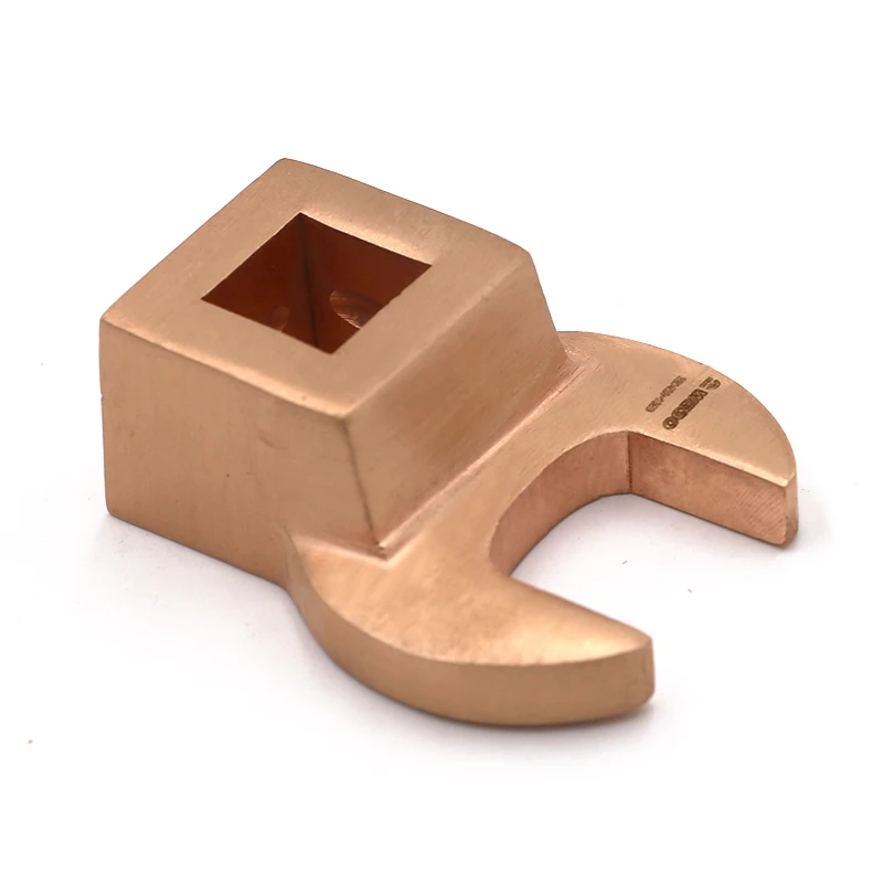 WEDO ATEX Non-Sparking Crow Foot Open End Aluminium Bronze or Beryllium Copper BAM/FM/GS/ISO/OHSAS Certificate