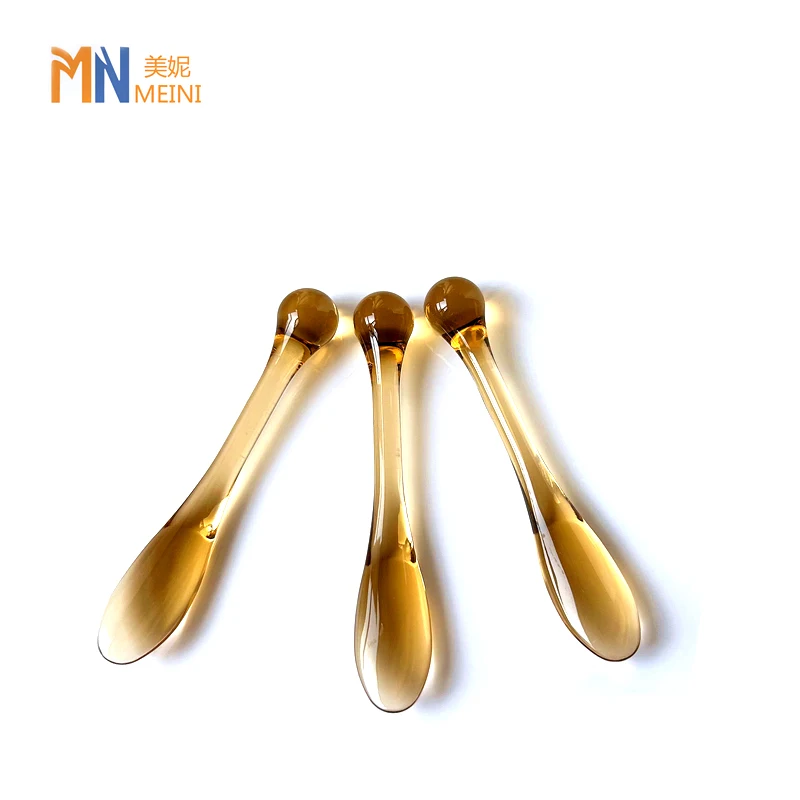 Hot Sale Wholesale cosmetic face spoon cream cosmetic spoons, facial cosmetics metal spatula