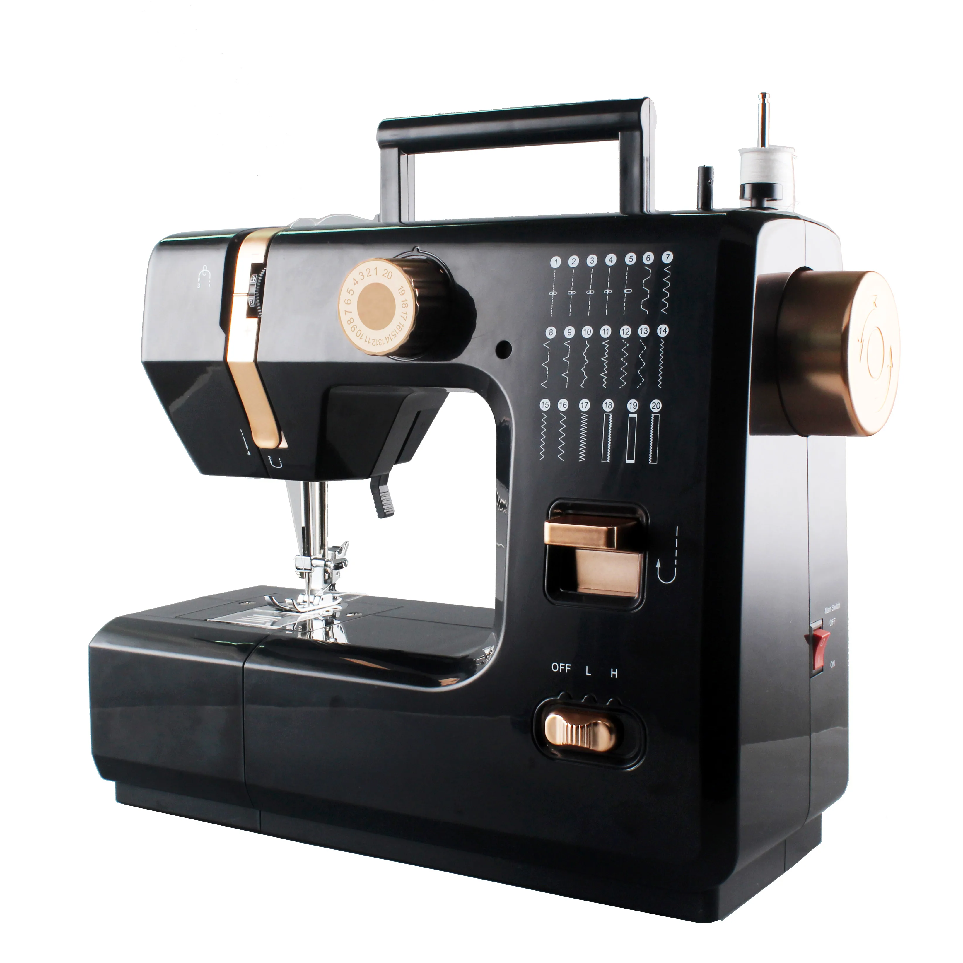 CE CB home electric appliances manufacturer sewing machine over lock 20 stitches sew machine diy fabric craft