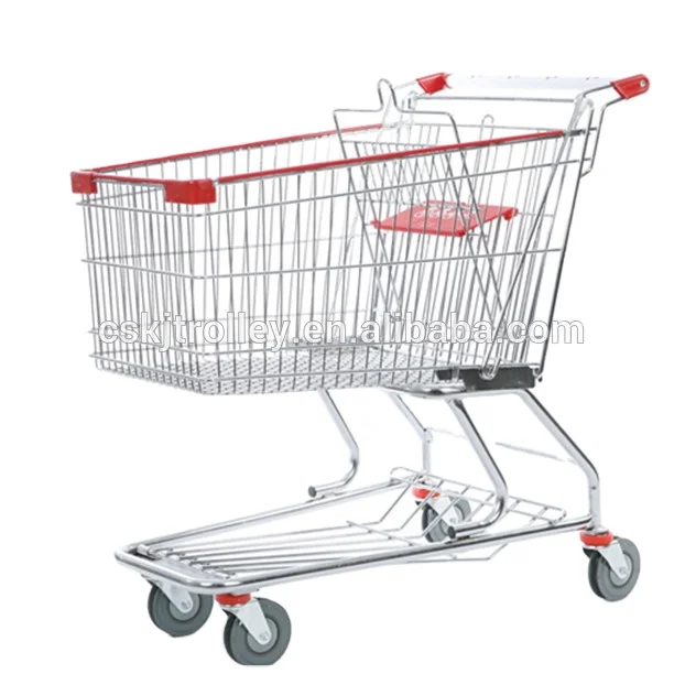 100L American style high quality shopping trolley cart