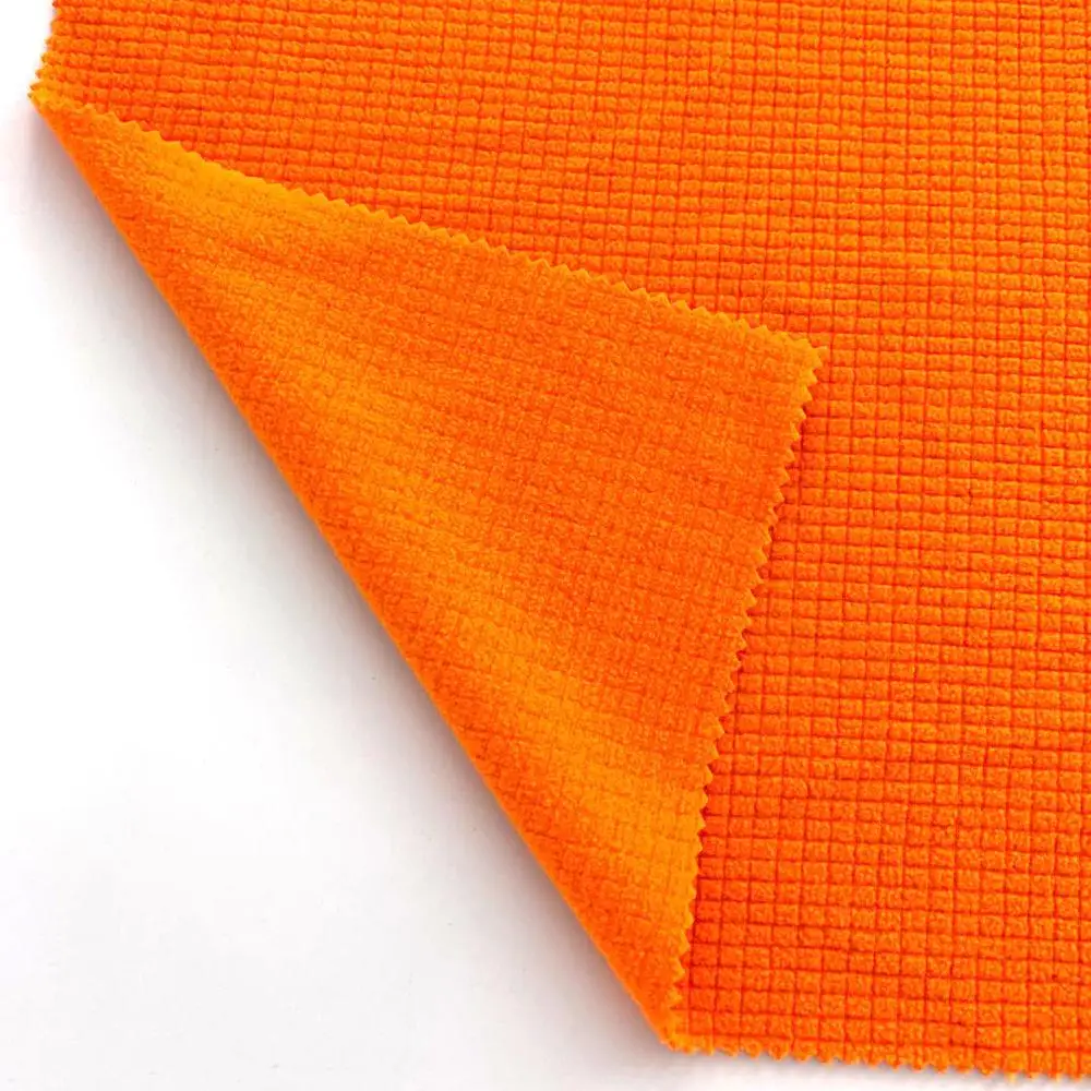 China supplier Eco friendly knitting brushed jacquard polar fleece sustainable recycled fabric t-shirt recycled plastic fabric