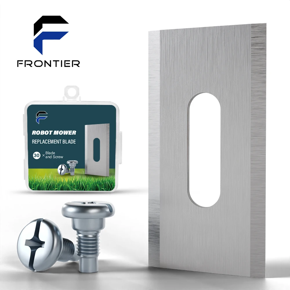 Черное титановое покрытие из нержавеющей стали, новейшие лопасти для газонокосилки, пригодные для автокосилки