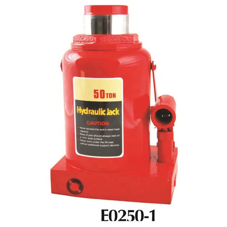 Auto Car Lifting Tools 50Ton Steel Hydraulic Bottle Jack with Safety Valve