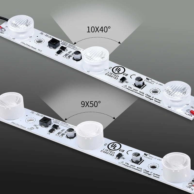 
CRI80 high power LED edge lit light module for fabric box 