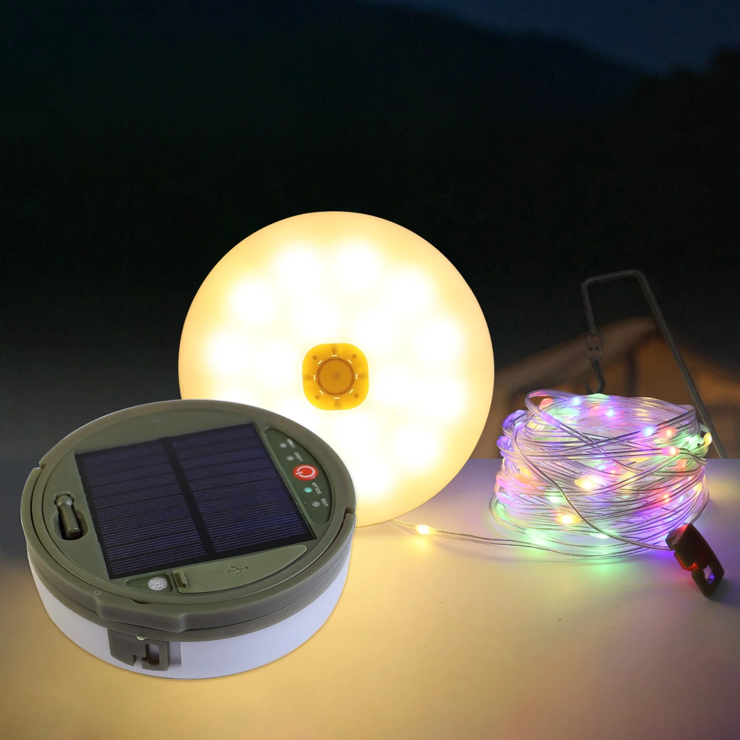 Водонепроницаемая светодиодная Подвесная лампа для кемпинга