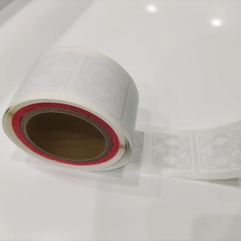 UHF RFID Library Sticker Tag Antenna 50*50mm with NXP Ucode8/9 Chip for Library Management