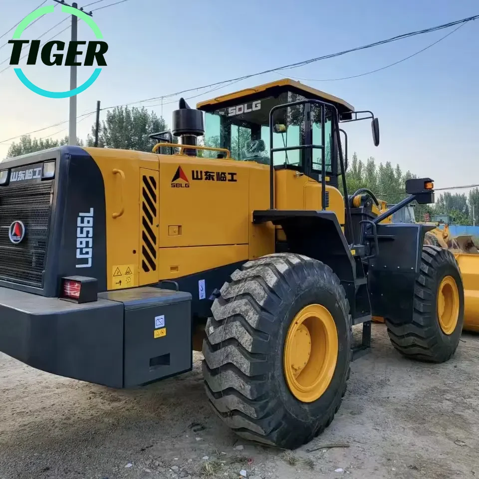 Sdlg Lg956l 956 Подержанный SDLG колесный погрузчик б/у 5 Тонн Lg956