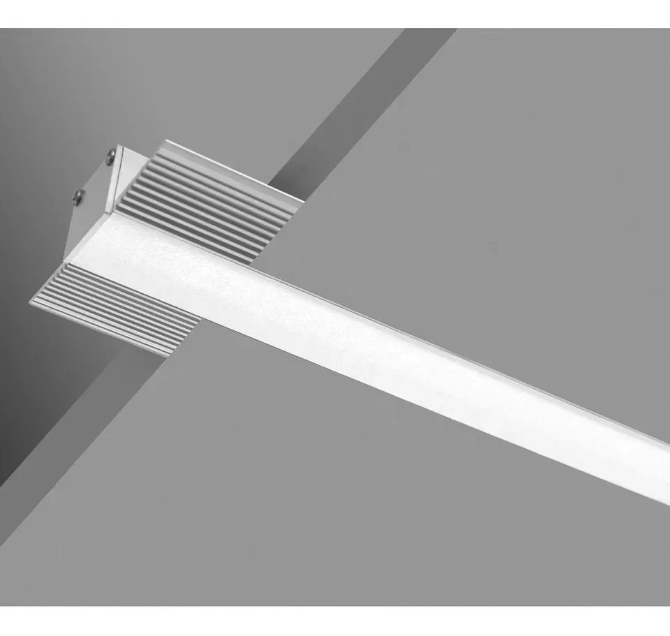 Custom wall  metal aluminium ceramic corners line with LED light tile trim trim with floor edge