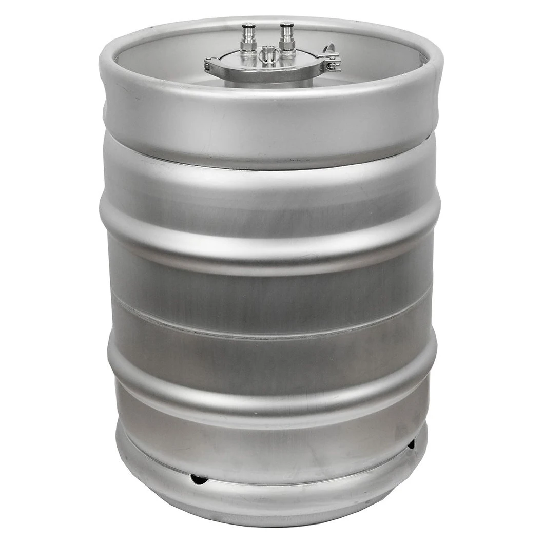 All In Brew 304 Stainless Steel 50L Barrel 4' Tri Clamp with Pin Lock Homebrew 50L Beer Keg