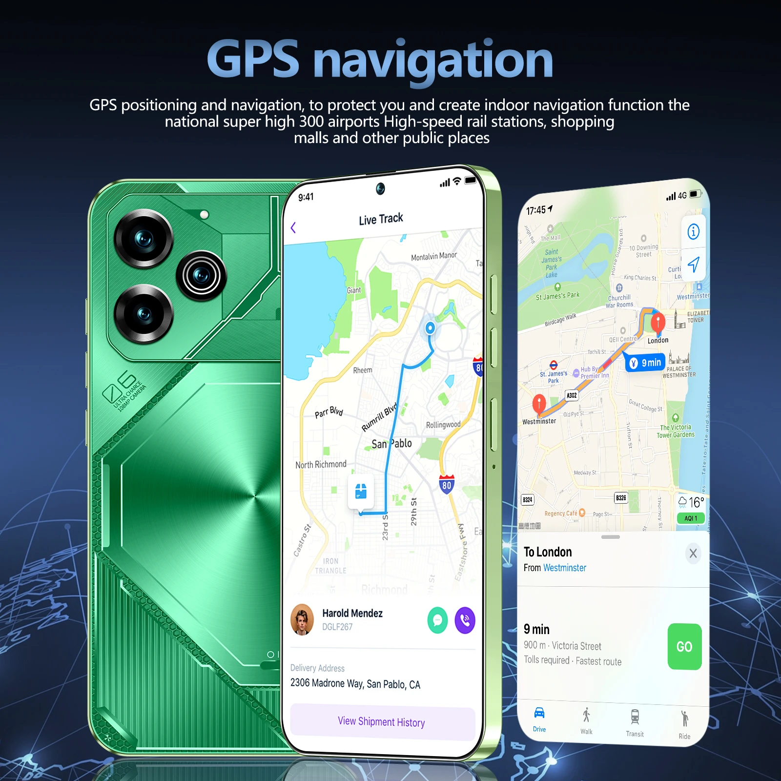 C Pova 6 Pro 4G/5G High end Large Screen New 6GB+128GB Smartphone Android Phone Manufacturer Direct Sales Low Price Hot Sale