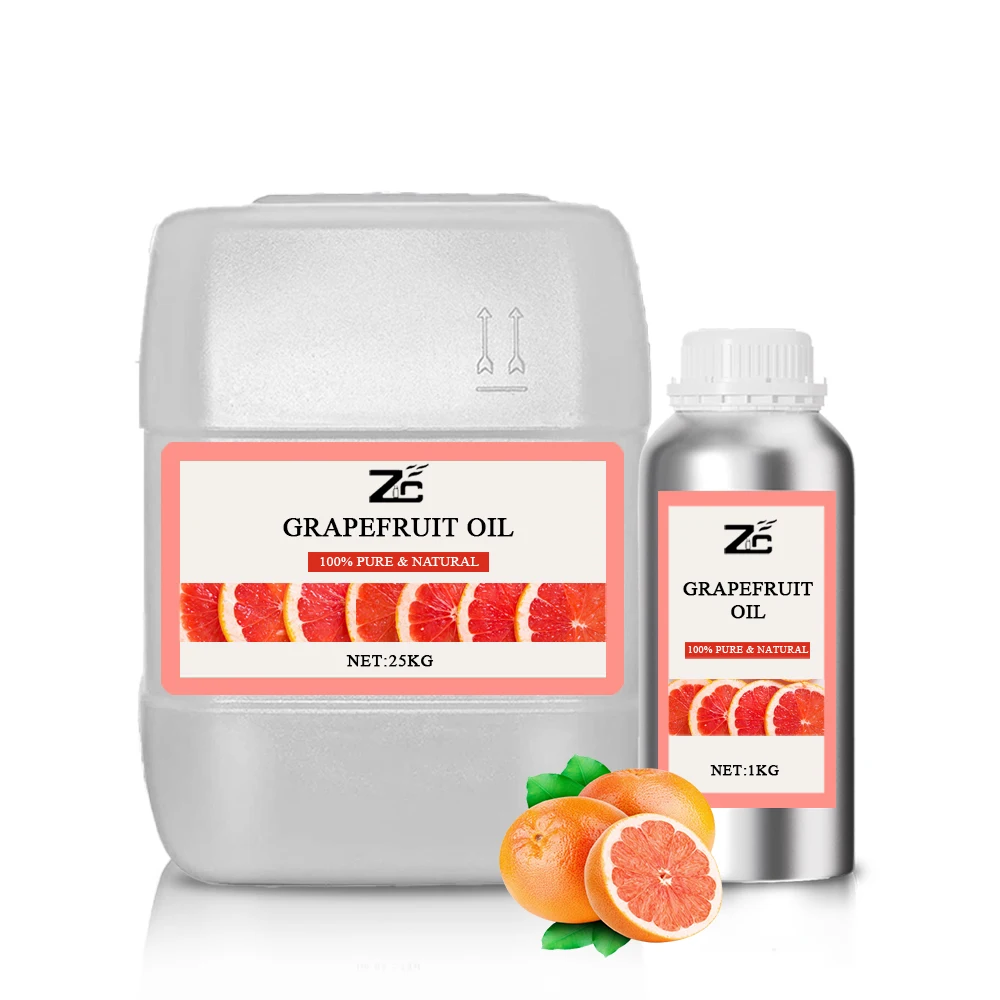 Wholesale Bulk 100% Pure & Natural Grapefruit Essential Oil Organic Citrus Paradisi Oil For Aromatherapy Massage cosmetic grade