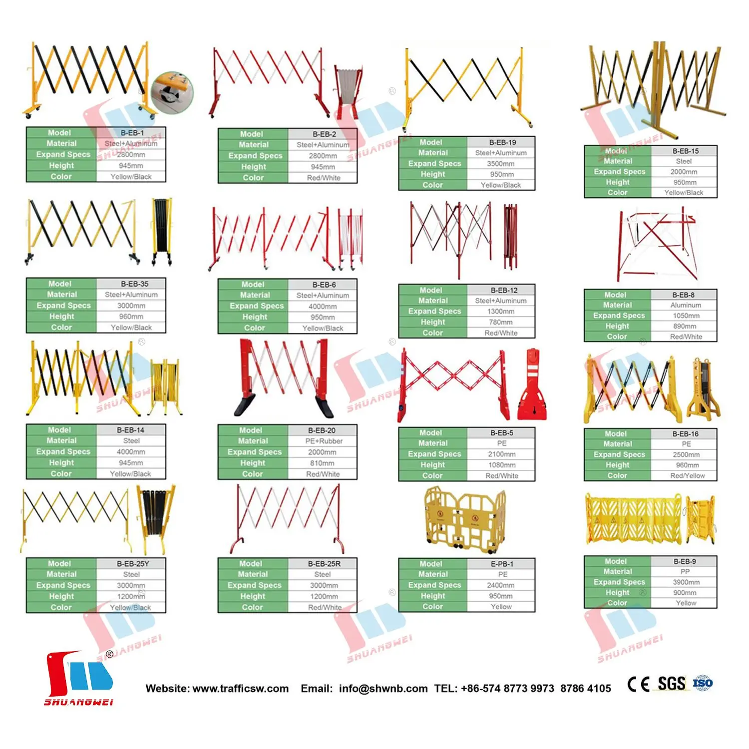 Custom Steel+Aluminum 4000mm Portable Crowd Temporary Wheel Traffic Road Safety Retractable Barrier Expandable Barrier