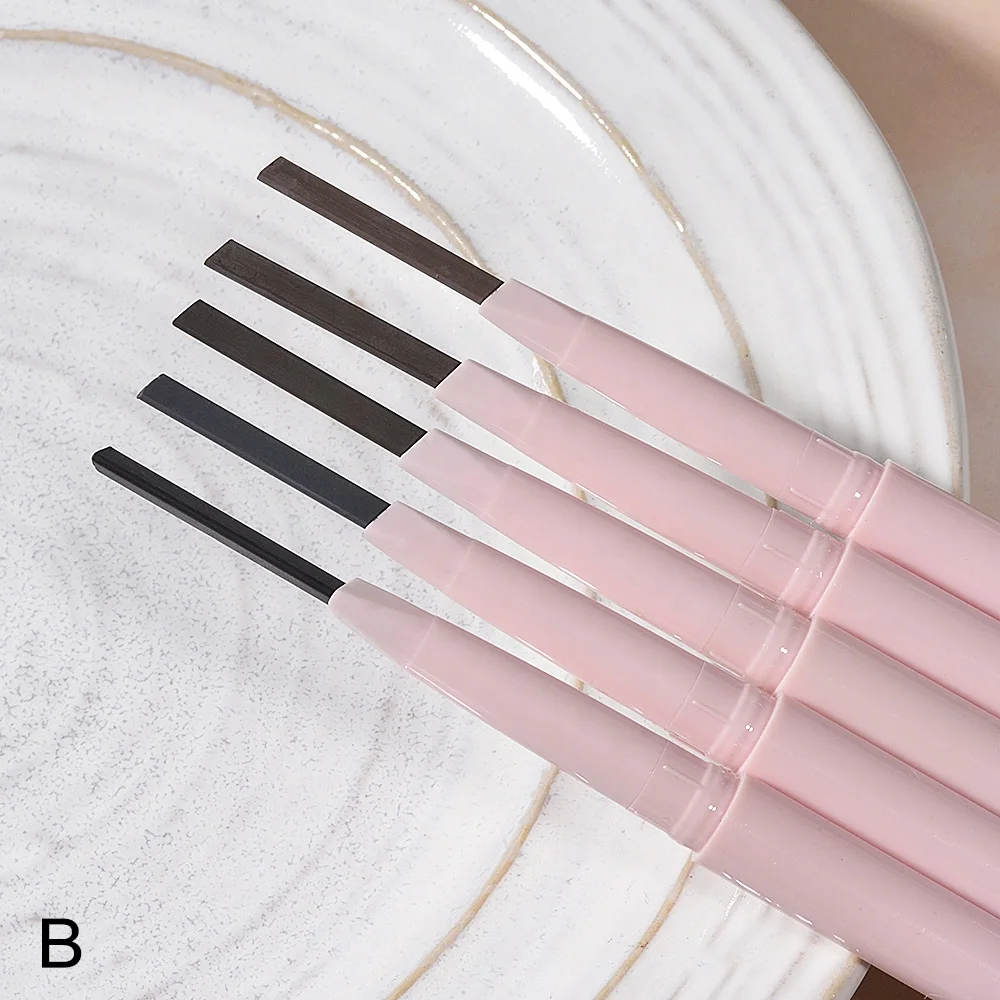 5 Color Dark Brown Light Brown Long Lasting Gradient Blue Eye Brow Makeup Pink Eyebrow Pencil