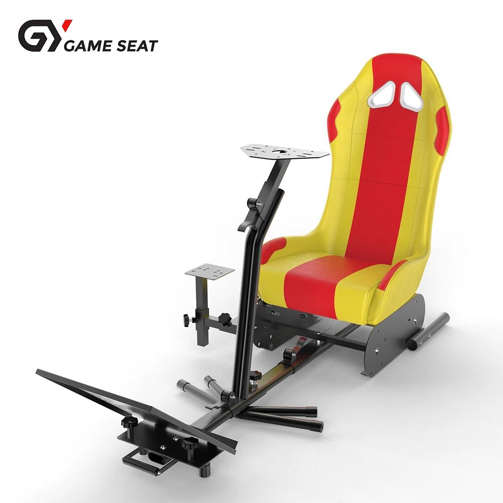 GY019 cheap racing simulator cockpit sim rig racing seat for Logitech G25, G27, G29, G920