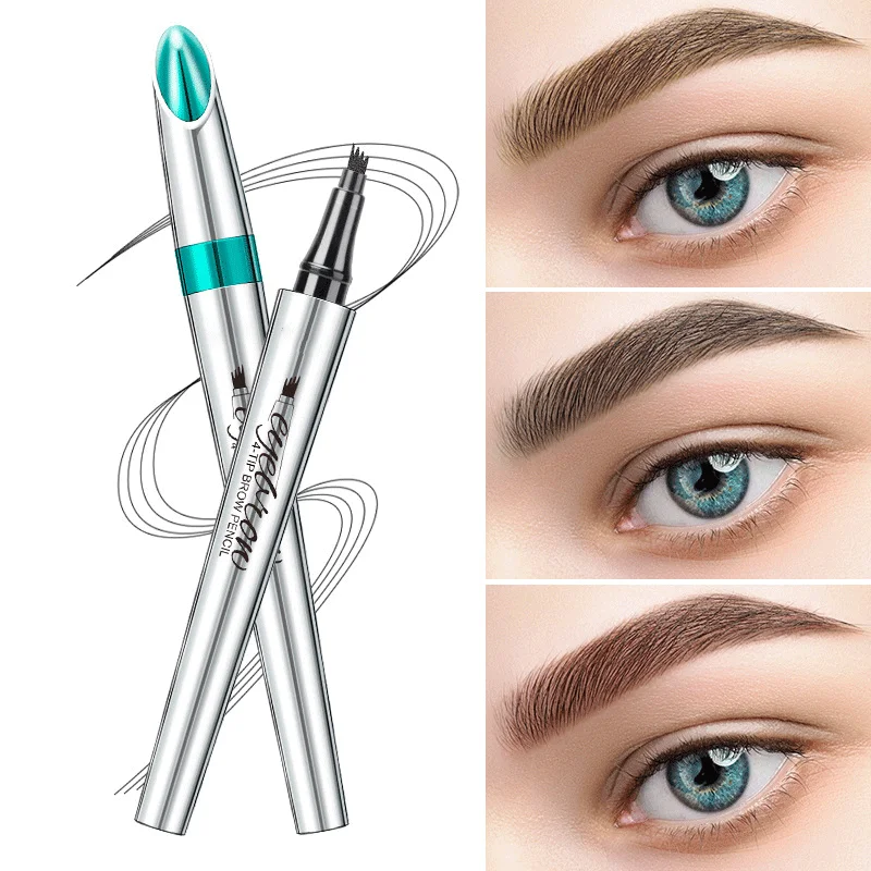 Wholesale Eyebrow Tattoo Pen Eyebrow Pencil Long Lasting Waterproof Smudge-Proof Eyebrow Pen