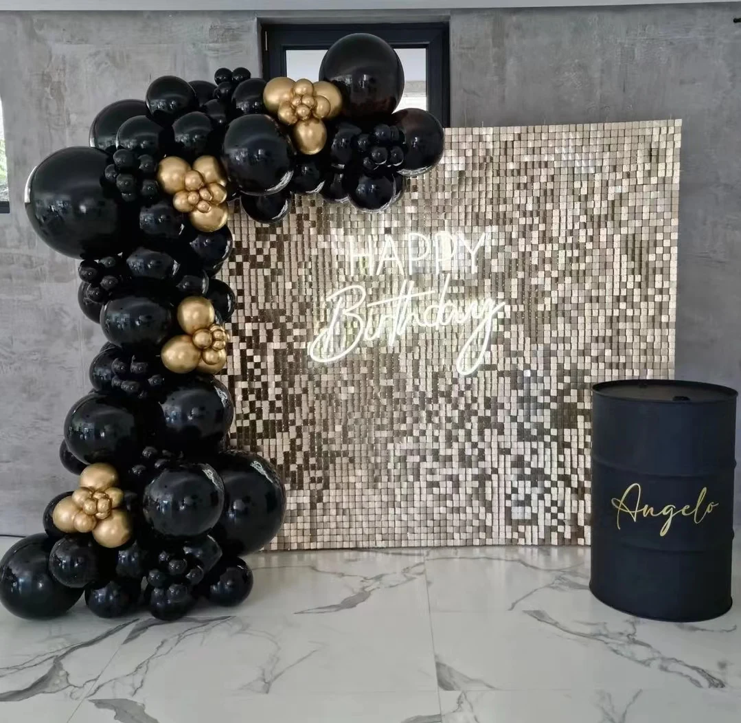 YOPIN-899 Wholesale Customized Shimmer Sequin Wall Backdrop For Event Decor