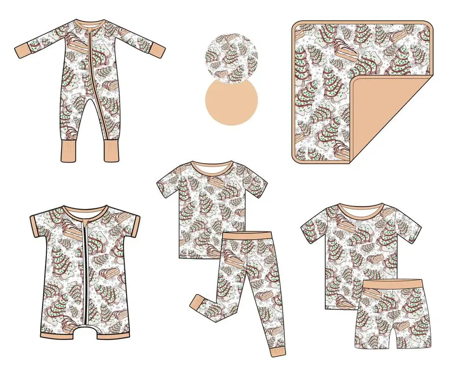 Hot Selling Children Jumpsuit West Cowboy Printed Toddler Romper Long Sleeves Bamboo Baby Zipper Sleeper Clothes