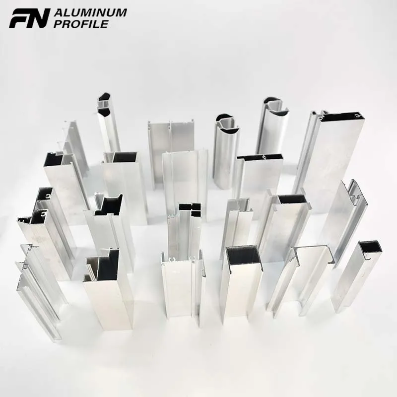 Door Frames Heavy Duty Aluminum Standard Profile Silvery Anodizing Extrusion Aluminum Profile