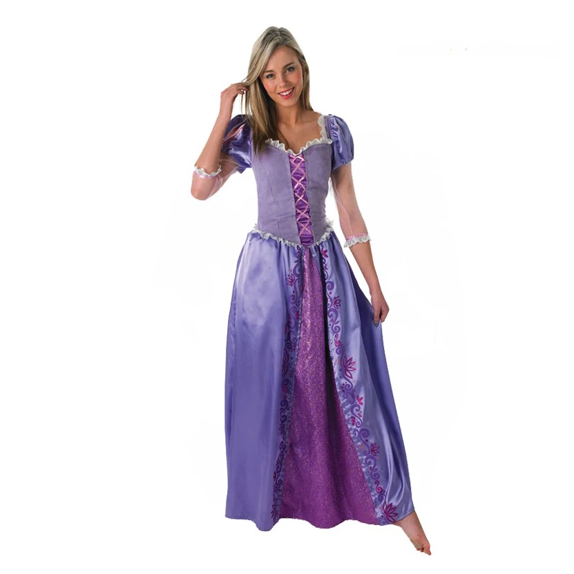 Beautiful sleeping beauty princess dress for adult long dress party princess costume