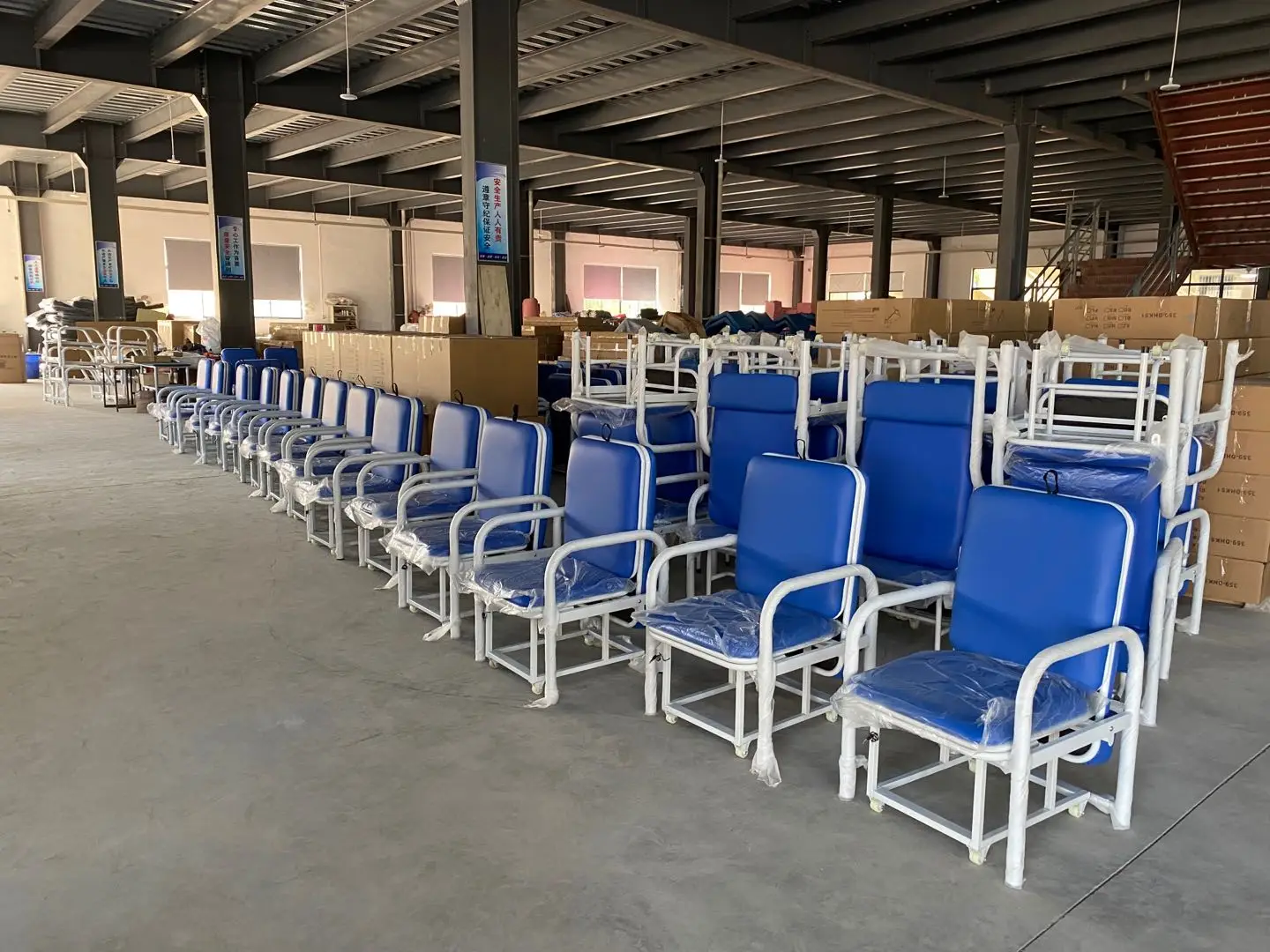 Дешевая цена, больничный медицинский сопровождающий использованный стул, больничный медицинский складной стул для сна