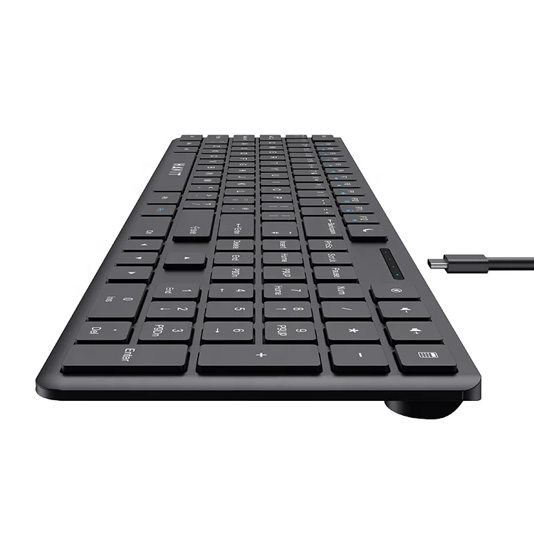 Клавиатура Kb252 Havit с ножничным переключателем ультратонкая беззвучная Проводная клавиатура для ПК и ноутбука