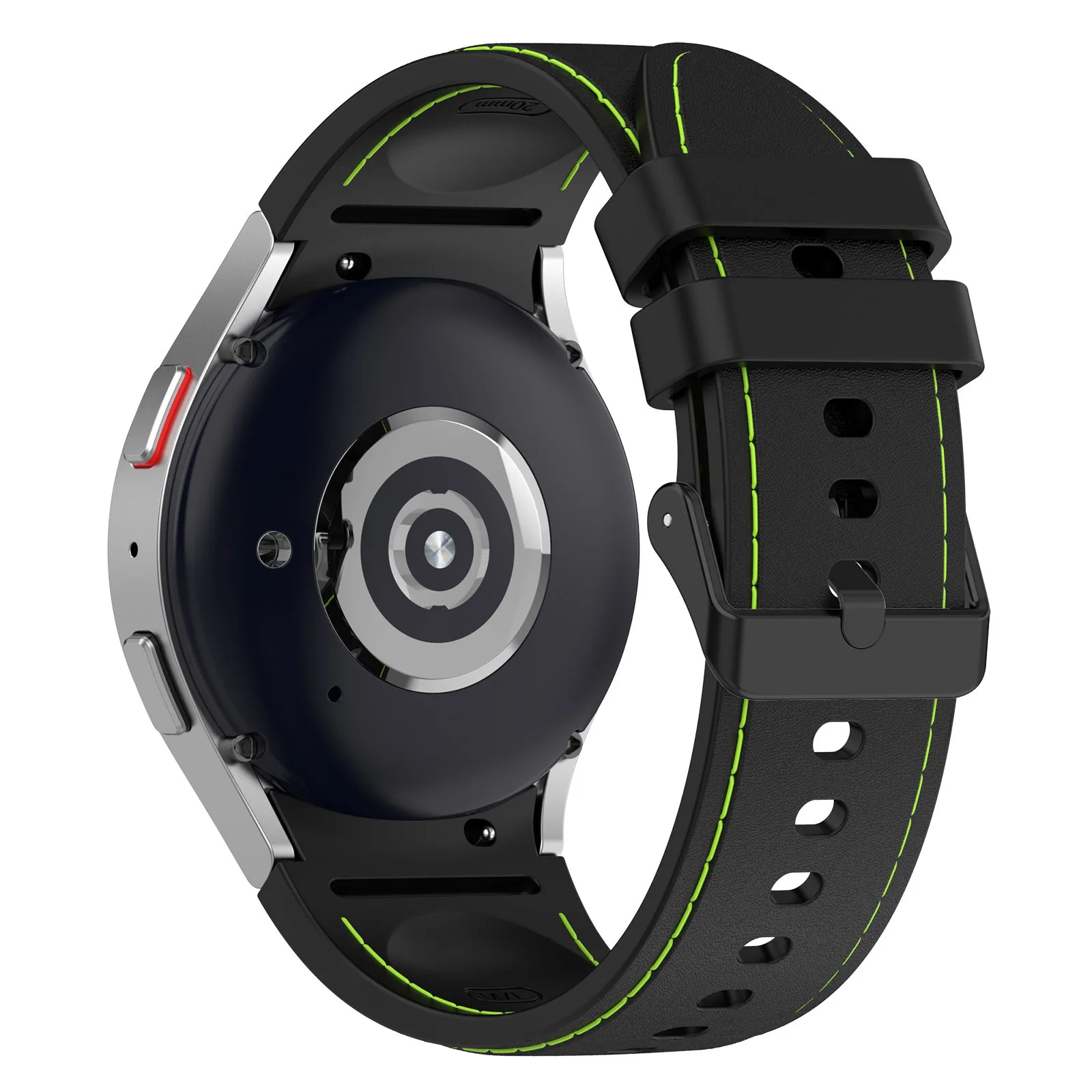 20 мм кожаный силиконовый ремешок для смарт-часов Samsung Galaxy Watch 7 6 5 Pro 4 классические часы 3 спортивный браслет