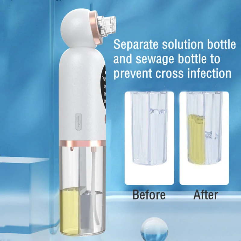 Personal Care Small Bubble Blackhead Cleaner Cycle Pore Acne Pimple Removal Vacuum Suction Water
