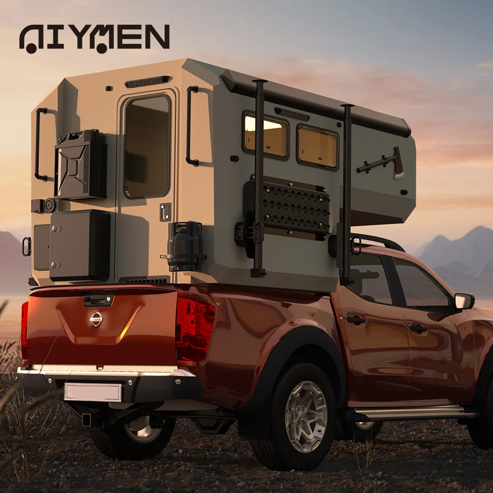 Howo Bed Slide in out Box 4x4 Shell Caravan Slide on Tacoma Truck Camper Good Body Camper for Truck