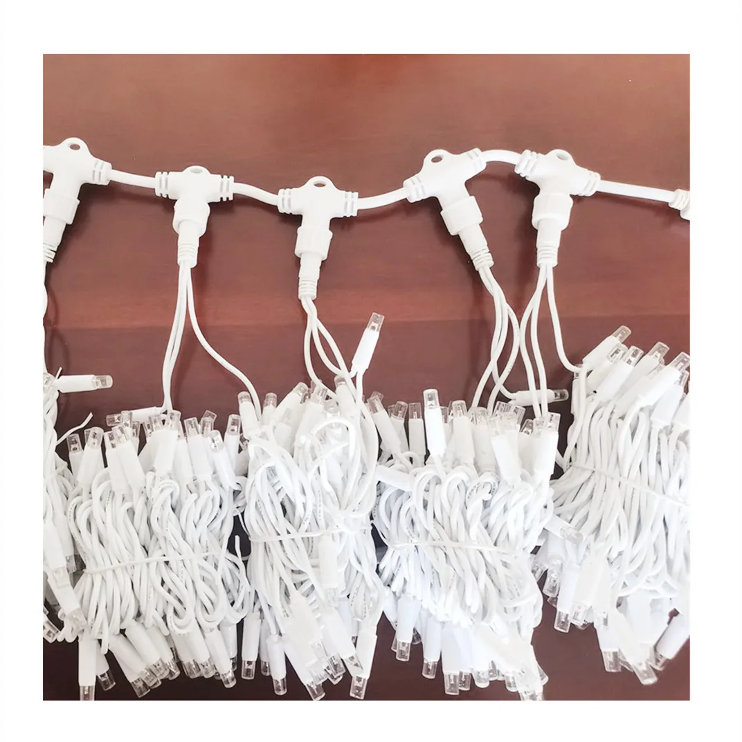 OEM, Китай, поставка, резиновый кабель 220-240 В, CE ROHS, наружные IP65 Водонепроницаемые светодиодные занавески