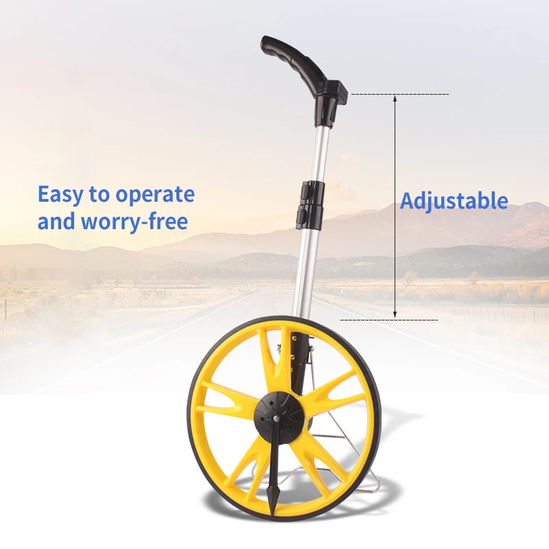 Hand-push Digital Display Distance Wheel High Precision Mechanical Electronic Wheel Distance Meter