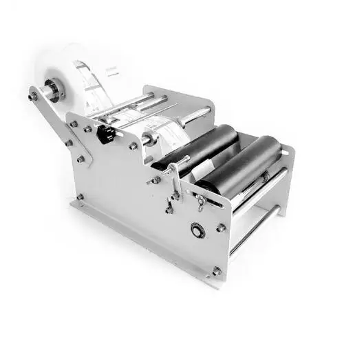 
Manual Hand Operated table top labeling machine for round bottles plastic labeler applicator portable label printer 