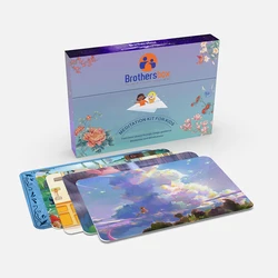 Custom Mindfulness Daily Self Motivational Meditation Cards Deck For Kids Adults Women