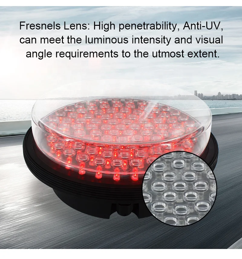 200mm Good Visibility Yellow Traffic Signal Light Module with Fresnel Lens