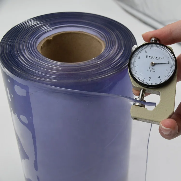 Low price 3mm Transparent clear pvc sheet roll door strip curtain